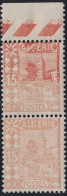 ALGERIE - N°39 -  VARIETE - PAIRE VERTICALE - DEGRADE DE COULEUR - ENCRAGE - NON SIGNALE - SIGNE BRUN - SANS TRACE DE CH - Oblitérés