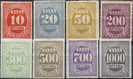 BRAZIL - COMPLETE SET POSTAGE DUE 1890 - MH - Segnatasse