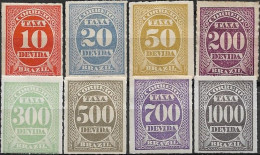 BRAZIL - COMPLETE SET POSTAGE DUE 1890 - MH - Timbres-taxe