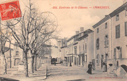 ANDREZIEUX (Loire) - Environs De Saint-Etienne - Voyagé 1908 (2 Scans) Ambroisine Brive à Aurec Haute-Loire 43 - Andrézieux-Bouthéon