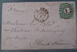 D.LUIS I - COM DESTINO A FRANÇA - Storia Postale