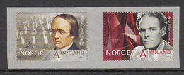 2015 Norway Composers Music Literature Writers  Complete Pair MNH @ BELOW FACE VALUE - Neufs