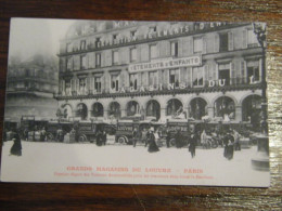 CPA - Paris (75) - Grands Magasins Du Louvre - Premier Départ Automobiles - Livraisons En Banlieue - 1920 - SUP (HL 1) - Magasins