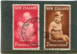 NEW ZEALAND - 1952  HEALTH  SET   FINE USED  SG 710/11 - Usados