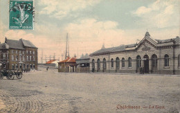 BELGIQUE - CHATELINEAU - La Gare - Edit G Leroux - Carte Postale Ancienne - Autres & Non Classés