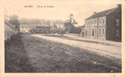 BELGIQUE - GLONS - Place De Brusse - Edit Henry Kaquet - Carte Postale Ancienne - Sonstige & Ohne Zuordnung