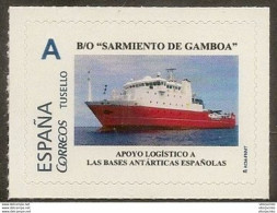 Spain - B/O "Sarmiento De Gamboa" - Logistical Support For Spanish Antarctic Bases (Personalized Stamp - TUSELLO) - Andere & Zonder Classificatie