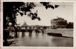 ROMA     ( ITALIE )    CASTELLO E PONTE S. ANGELO - Castel Sant'Angelo