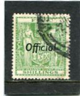 NEW ZEALAND - 1936  5s   OVERPRINTED  OFFICIAL  FINE USED - Service