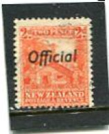 NEW ZEALAND - 1937  2d   OVERPRINTED  OFFICIAL  FINE USED - Service
