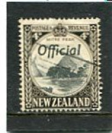 NEW ZEALAND - 1937  4d   OVERPRINTED  OFFICIAL  FINE USED - Service