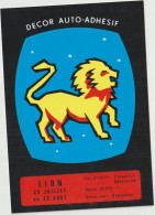 R : Carte Autocollant, Auto Adhésif : Horoscope : Signe  : Lion - Astronomie
