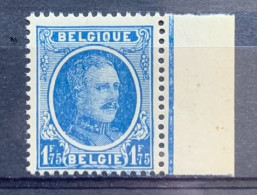 België, 1927, Nr 257, Postfris **, Cur 'Houyoux Bovenaan + Wazige Druk' - 1901-1930