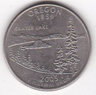 Oregon  Quarter Dollar 2005 P, Georges Washington, Cupronickel KM# 372 - 1999-2009: State Quarters