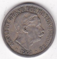 Luxembourg 10 Centimes 1901 , Adolphe , En Cupro Nickel, KM# 25 - Lussemburgo