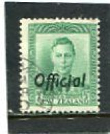 NEW ZEALAND - 1938  1/2d  GREEN  KGVI   OVERPRINTED  OFFICIAL  FINE USED - Service