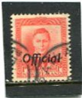 NEW ZEALAND - 1938  1d  RED  KGVI   OVERPRINTED  OFFICIAL  FINE USED - Service