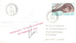 TAAF - LETTER 1979 PORT-AUX-FRANCAIS - DE Mi 118 / *1155 - Cartas & Documentos