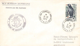 TAAF - LETTER 1976 PORT-AUX-FRANCAIS - DE Mi 108 / *1157 - Covers & Documents