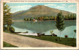 New York Adirondacks Loon Lake And Kipp Mountains From The State Road 1928 Curteich - Adirondack