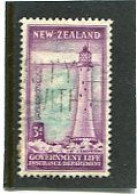 NEW ZEALAND - 1947  INSURANCE  LIGHTHOSES  3d  FINE USED - Varietà & Curiosità