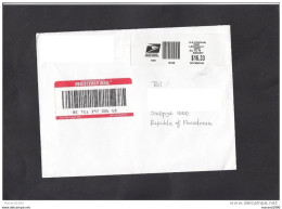 USA, R-COVER / LABEL  REPUBLIC OF MACEDONIA (008) - Storia Postale