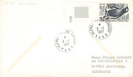 TAAF - LETTER 1977 MARTIN-DE-VIVIES - DE Mi 108 / *1167 - Cartas & Documentos