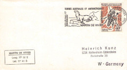 TAAF - LETTER 1975 MARTIN-DE-VIVIES - DE Mi 73 / *1169 - Brieven En Documenten