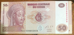 CONGO 50 Francs UNC - Republik Kongo (Kongo-Brazzaville)