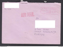 USA COVER MASHINE CANCEL / REPUBLIC OF MACEDONIA (008) - Briefe U. Dokumente