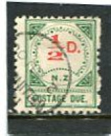 NEW ZEALAND - 1899   POSTAGE DUE   1/2d  LARGE D  FINE USED - Impuestos