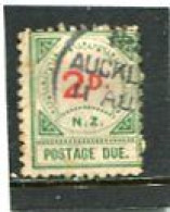 NEW ZEALAND - 1899   POSTAGE DUE   2d  SMALL D  FINE USED - Timbres-taxe