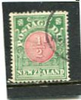 NEW ZEALAND - 1904   POSTAGE DUE   1/2d  FINE USED - Timbres-taxe