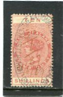 NEW ZEALAND - 1903  QV POSTAL FISCAL  10 S.  RED BROWN   FINE USED - Fiscal-postal