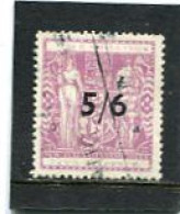 NEW ZEALAND - 1931   POSTAL FISCAL  5/6 On 5/6  LILAC  FINE USED SG F188 - Postal Fiscal Stamps