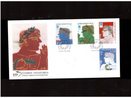 Grecia Griechenland Greece Grèce 30 10 2002 Fdc Olimpiadi Atene - Summer 2004: Athens