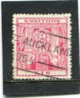 NEW ZEALAND - 1940   POSTAL FISCAL  6s  ROSE  FINE USED SG F196 - Fiscal-postal