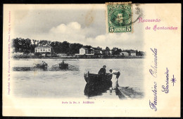 CPA ESPANA Espagne - Recuerdo De SANTANDER - Astillero ° Duomarco ** Collectionneur échangiste F. Odriozola - Cantabria (Santander)