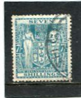 NEW ZEALAND - 1940   POSTAL FISCAL  7s  BLUE  FINE USED SG F197 - Steuermarken/Dienstmarken