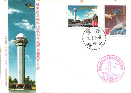 1980's Taiwan Formosa Republic Of China FDC Cover Science Satellite Information - FDC