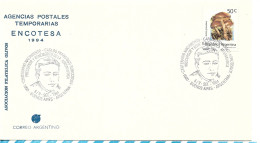 ARGENTINA 1994 COVER WITH SPECIAL POSTMARK AVIATION PIONEER C. BORCOSQUE CENT - Gebruikt