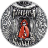 Palau 10 Dollars 2019 LITTLE RED RIDING HOOD Fear Tales 2 Oz Silver Coin - Andere - Oceanië