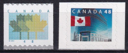 MiNr. 2026 - 2027 Kanada (Dominion) 2002, 2. Jan. Freimarke: Ahornblätter - Postfrisch/**/MNH - Unused Stamps