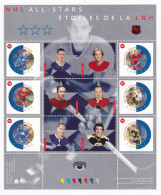 MiNr. 2030 - 2035 (Block 59) Kanada (Dominion) 2002, 12. Jan. Blockausgabe: Auswahlspieler Der NHL - Postfrisch/**/MNH - Unused Stamps