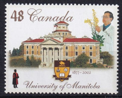MiNr. 2041 Kanada (Dominion) 2002, 28. Febr. Universitäten (I): 125 Jahre Universität Von Manitoba - Postfrisch/**/MNH - Ongebruikt