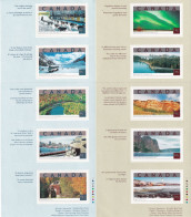 MiNr. 2054 - 2063 Kanada (Dominion) 2002, 1. Juni. Tourismus (II). Odr., Markenheftchen - Postfrisch/**/MNH - Unused Stamps