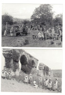 57 - 2 CP : VENDANGES PRÈS DE JOUY-AUX-ARCHES - JEUNES LORRAINES EN COSTUME TRADITIONNEL AQUEDUC ROMAIN - MOSELLE - Metz Campagne