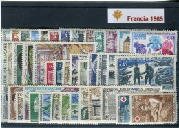 Francia 1969. Completo 40 S ** MNH. - 1960-1969