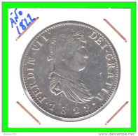 ESPAÑA  ( EUROPA ) OFERTA MONEDA DE COLECCIÓN REPLICA  - FERDIN-VII HISPAN-ETIND-REX.8R.R.G AÑO 1822 -  Ensayos Y Reacuñaciones