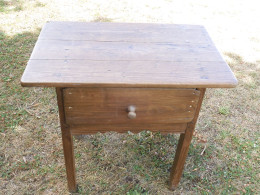 -ANCENNE TABLE De CHANGEUR EN BOIS PIN? TABLE DE BANQUIER Jus De GRENIER   E - Mesas Y Veladores